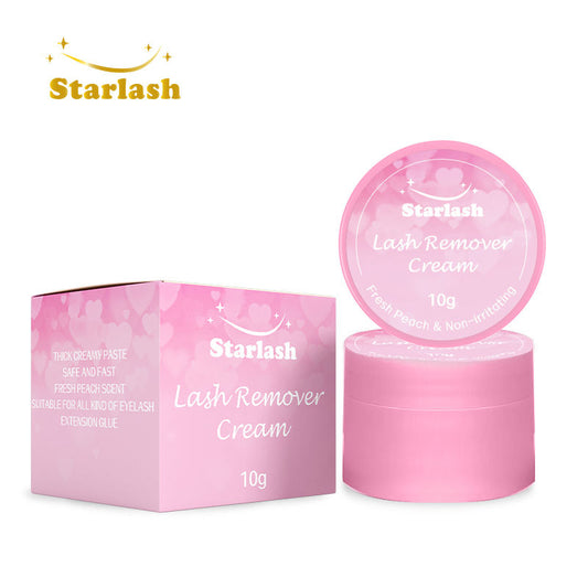 Strawberry Flavoured10g Remover Cream Jelly Lash Glue Remover Non-Irritating Eyelash Cleaner with Private Label
