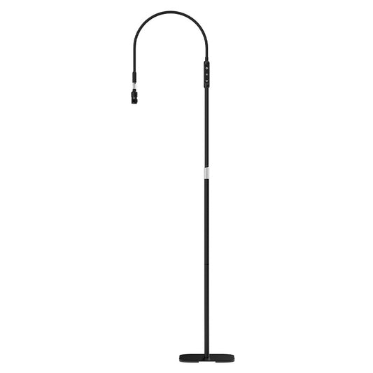 UV Led Eyelash Lamp for LED Lash Glue Fast Curing Replaceable LED Bulb Easily Adjustable Bending Hose with Wheels Base