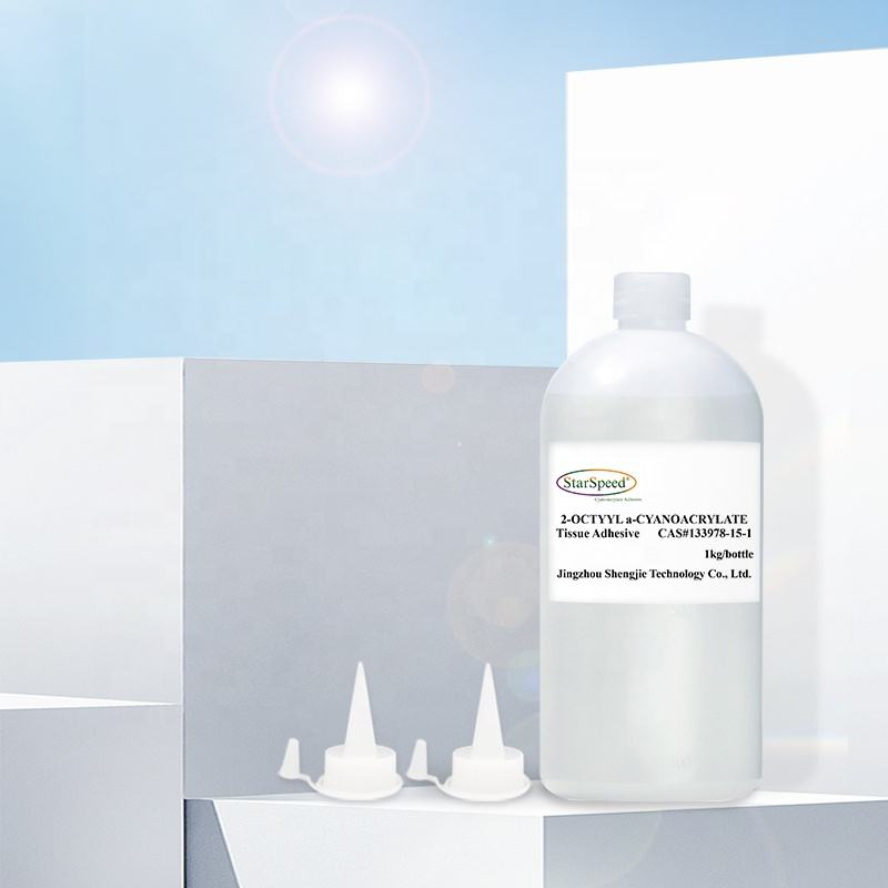 2-octyl Cyanoacrylate CAS 133978-15-1 Raw Material for Surical Skin Medical Glue Octyl Cyanoacrylate
