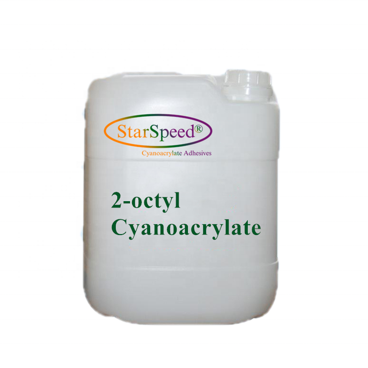 2-octyl Cyanoacrylate CAS 133978-15-1 Raw Material for Surical Skin Medical Glue Octyl Cyanoacrylate