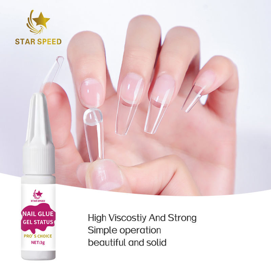 Star Speed 3g Nail Gel for Artificial Nails Strong Hold and Fast Drying