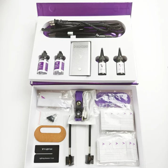 V Light Hair Extension Kit V Light Technology for Human Hair Extension CE