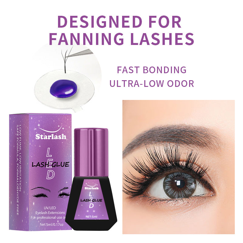 Starlash Uv Led Lash Glue Source Factory Direct Selling Led Eyelash Private Label Uv Eyelash Glue