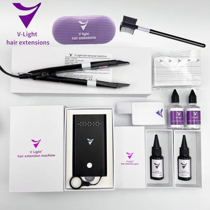 V Light Hair Extension Kit V Light Technology for Human Hair Extension CE