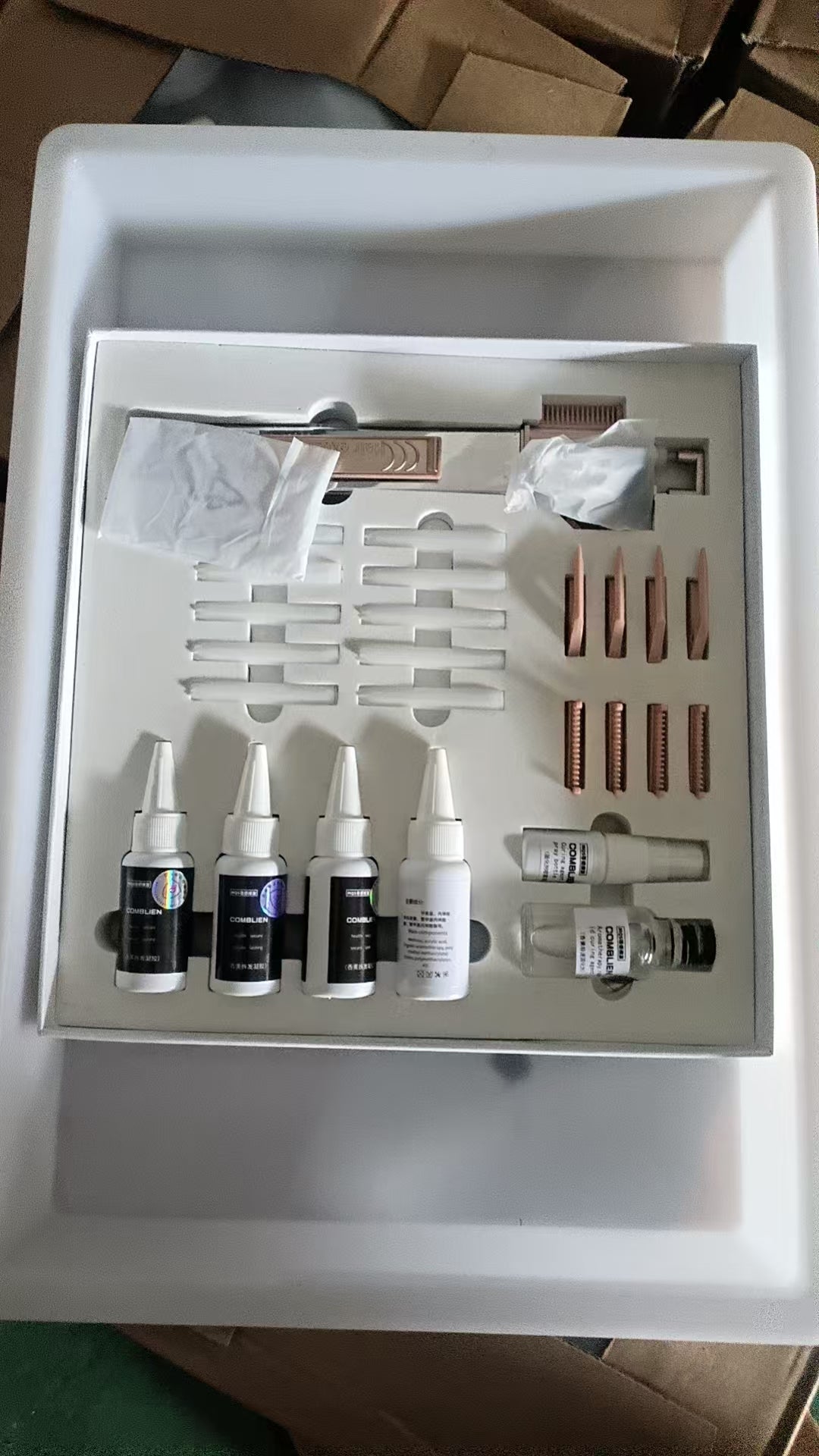 StarSpeed Latest Cold Fusion Hair Extensions Kit With Stainless Steel Ice Comb Line Hair System Machine