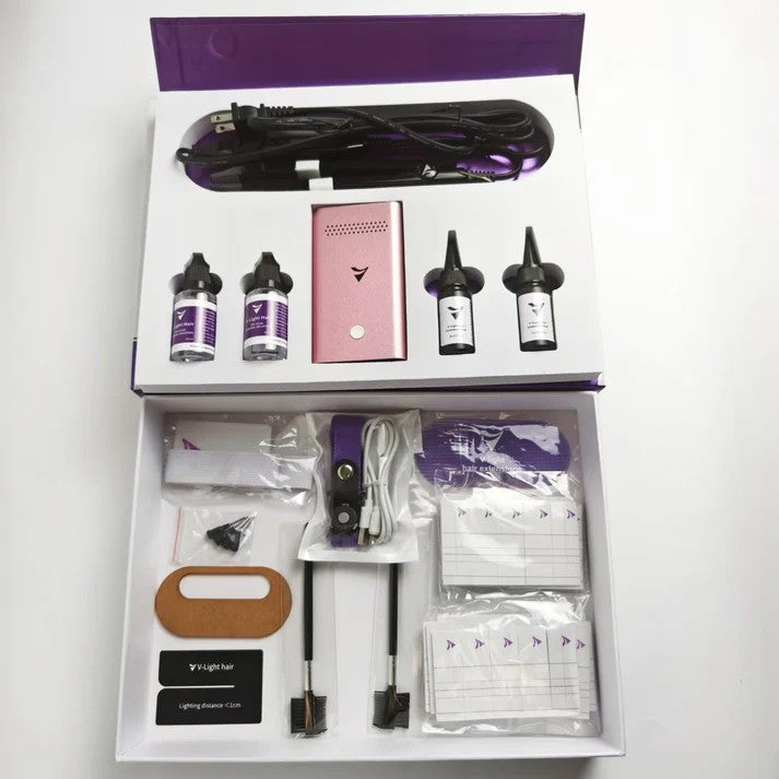 V Light Hair Extension Kit V Light Technology for Human Hair Extension CE