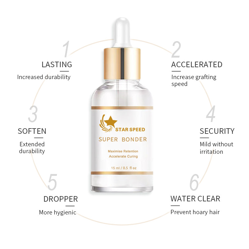 StarSpeed Lash Bonder for Eyelash Glue Fruit Scent Eyelash Extension Super Bonder