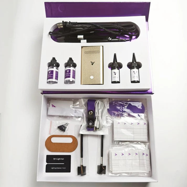 V Light Hair Extension Kit V Light Technology for Human Hair Extension CE