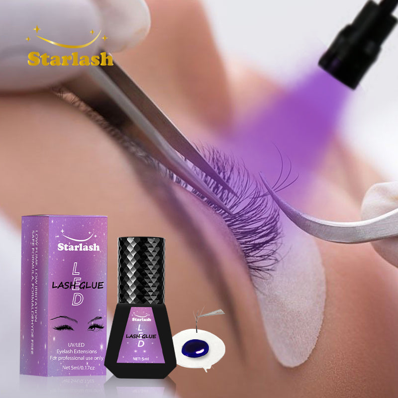 Starlash Uv Led Lash Glue Source Factory Direct Selling Led Eyelash Private Label Uv Eyelash Glue