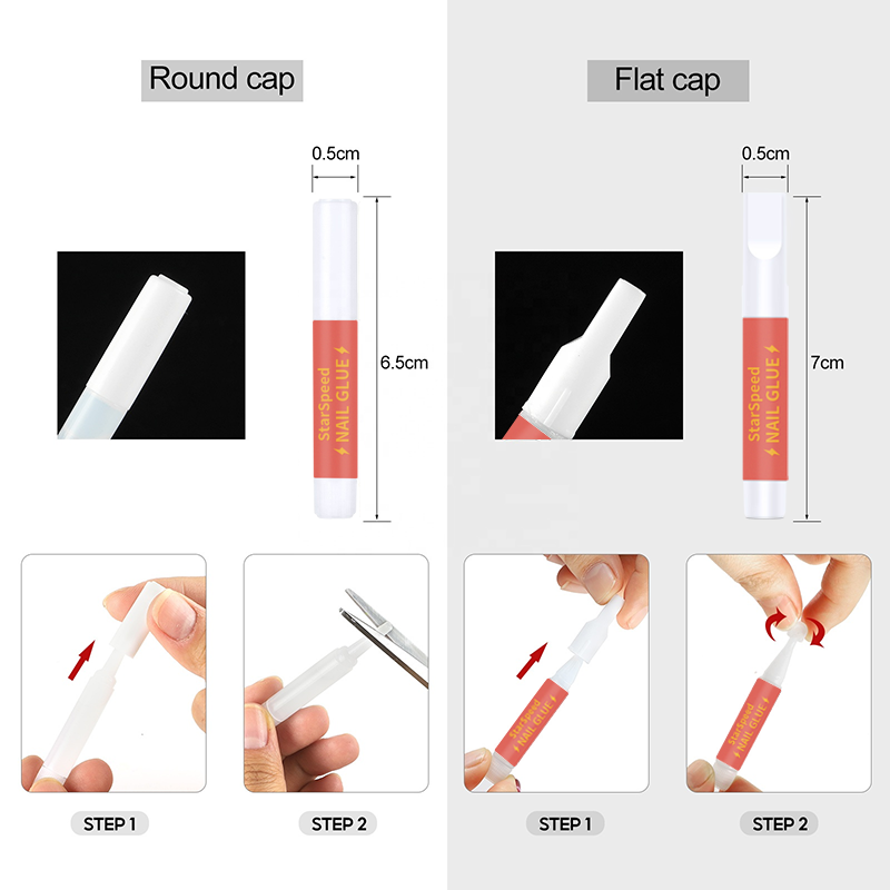 3s Super Fast Dri 2g Nail Glue for Press on Tips Nail Glue for Tips Customized Artificial Fingernails Nail Glue