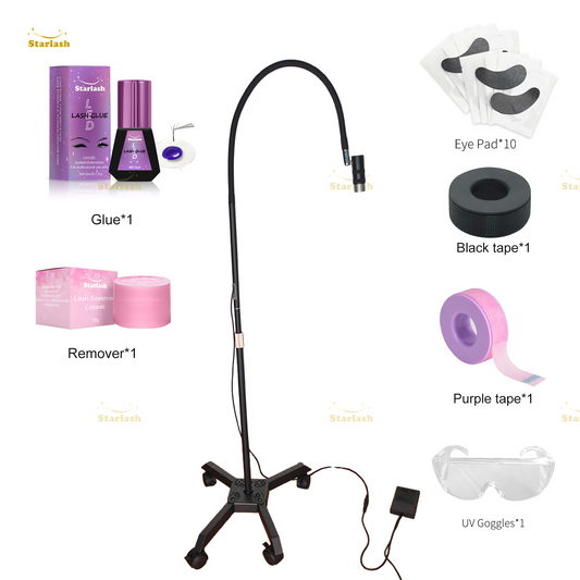 Starlash Premium UV LED Eyelash Extension Starter Kit