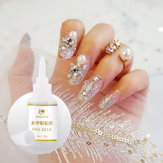 20g Professional Clear Diamond Glue Gel Rhinestone Diamond Glue for Nails