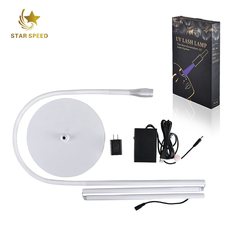Star Speed 5w White/Black Custom Private Label Lash Extension Gel Polish Led Lash Uv Glue Lamp