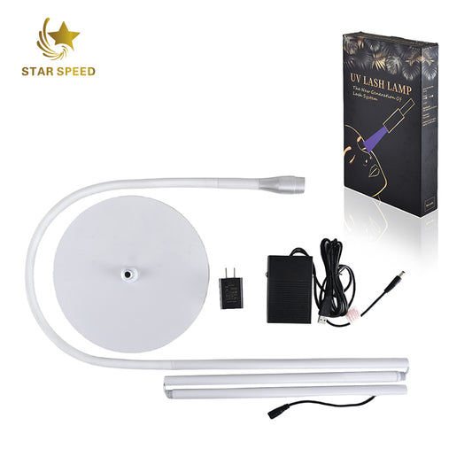 Star Speed 5w White/Black Custom Private Label Lash Extension Gel Polish Led Lash Uv Glue Lamp
