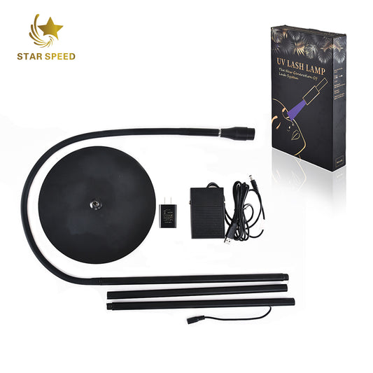 Star Speed 5w White/Black Custom Private Label Lash Extension Gel Polish Led Lash Uv Glue Lamp