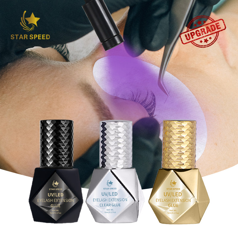 0.3s 0.5s Fast Dry UV/LED Lash Glue 5ML for Eyelash Extension